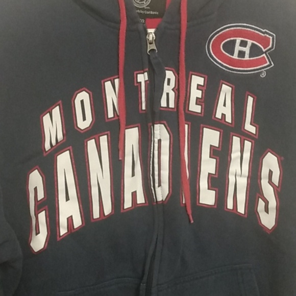 *NHL Montreal Canadiens G lll Sports by Carl Banks*Men's Hoodie Size XL Blue - Picture 3 of 7